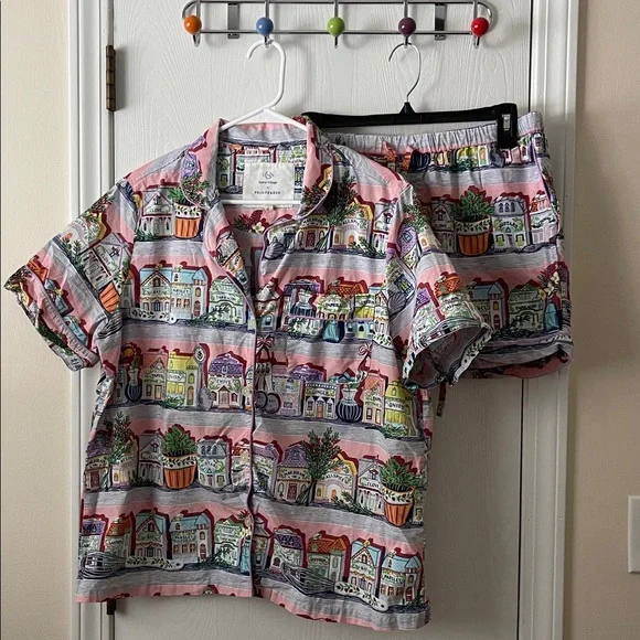 Printfresh x Lenox Spice Village Short PJ Set - Picture 2 of 9